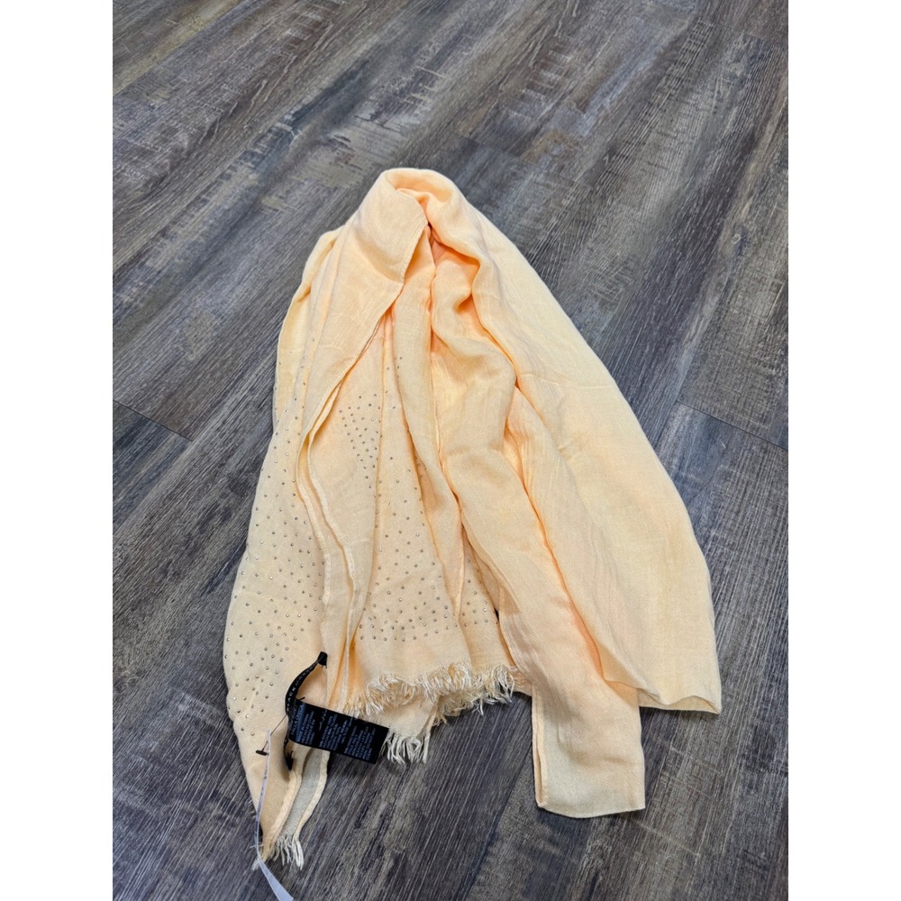 White House Black Market Yellow Studded Oblong Scarf Limocello NWT 570260777